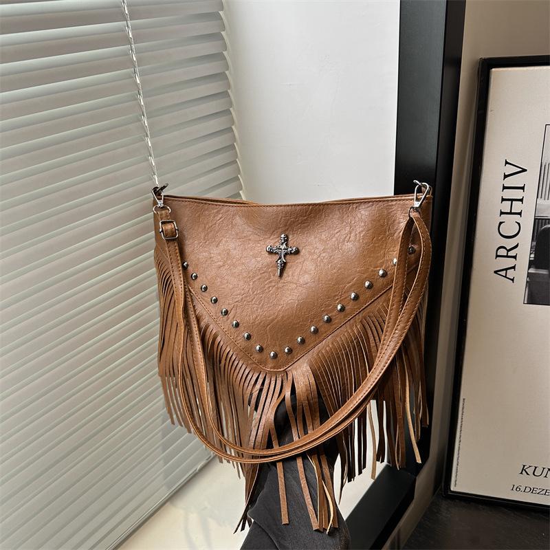 Korean Style 2025 Fashionable Women's Crossbody Tote - Autumn Casual Shoulder Bag