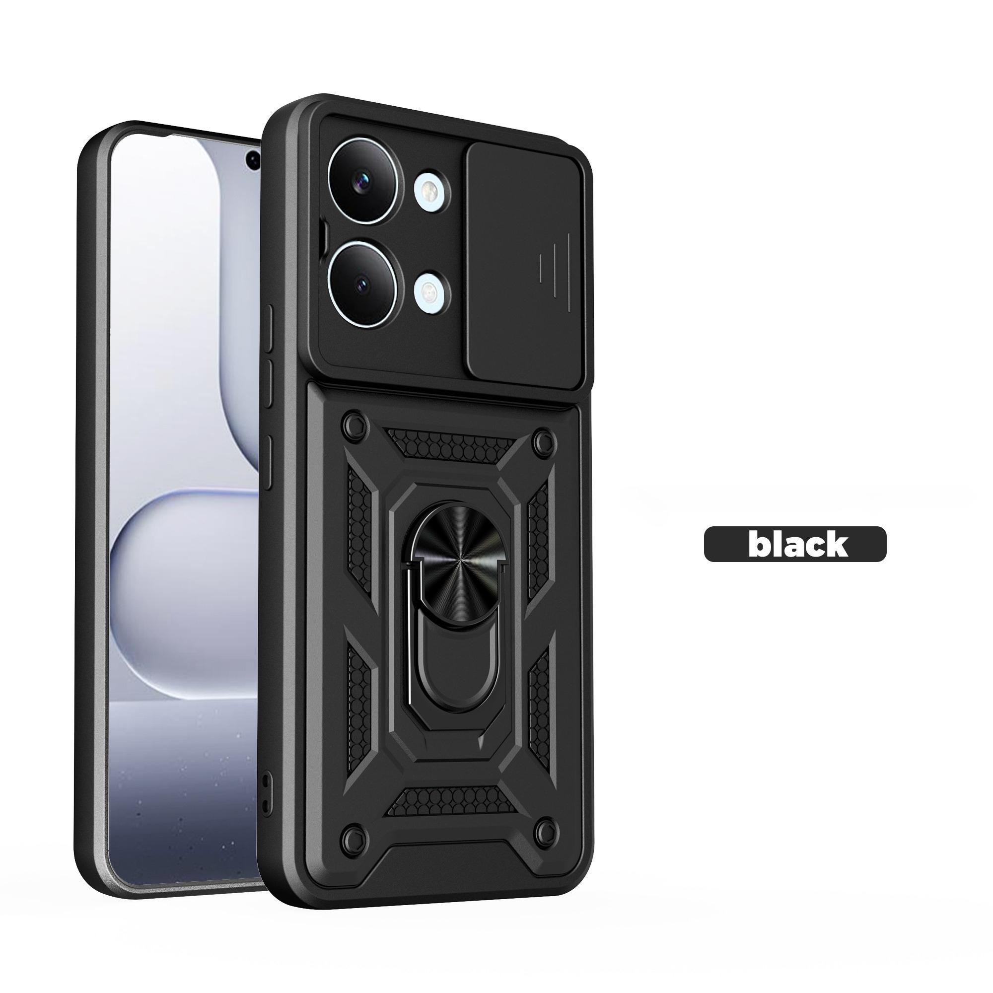 

Anti-Fall Ring Holder Case for Xiaomi POCO X8 Pro MAX 5G X7 M8 Pro F8 Ultra Kickstand Holder Protective Coque Cases Poco F8 ultra чорний