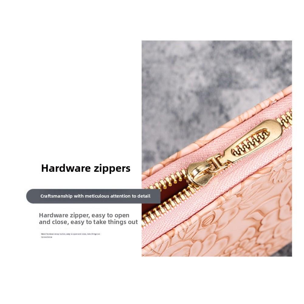 New Wallet Women's Long Fashion Hand-held Change Bag Zipper Multi-function Women's Mobile Phone Bag