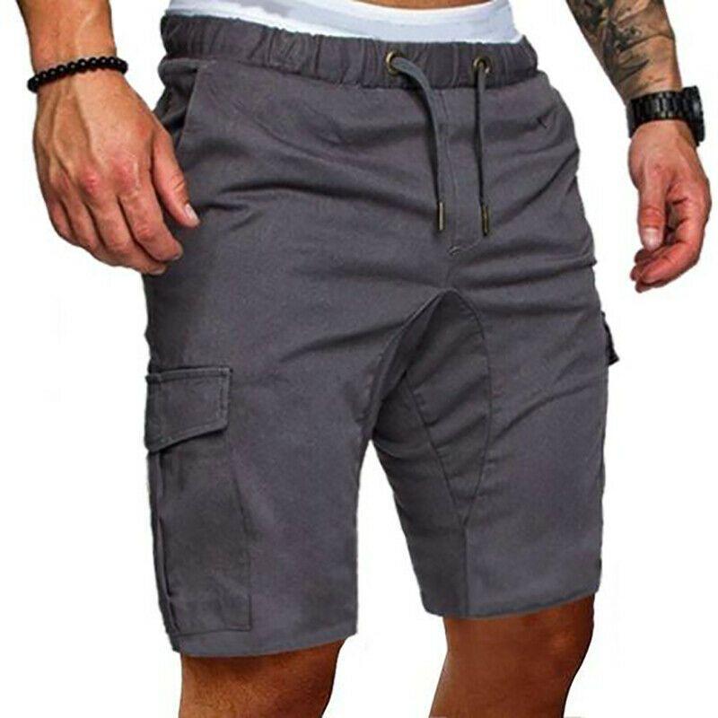 Men Shorts Summer Gym Sport Running Workout Cargo Pants Jogger Trousers Training