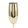 Metal Wine Goblet Stainless Steel Elegant High Hardness Widely Used Metal Wine Glass for Party Wedding Banquet