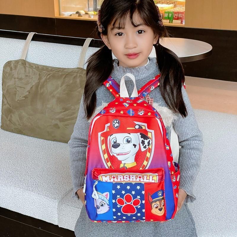 And Fun Colorful Kids Nylon Backpack For School With Paw Patrol Design