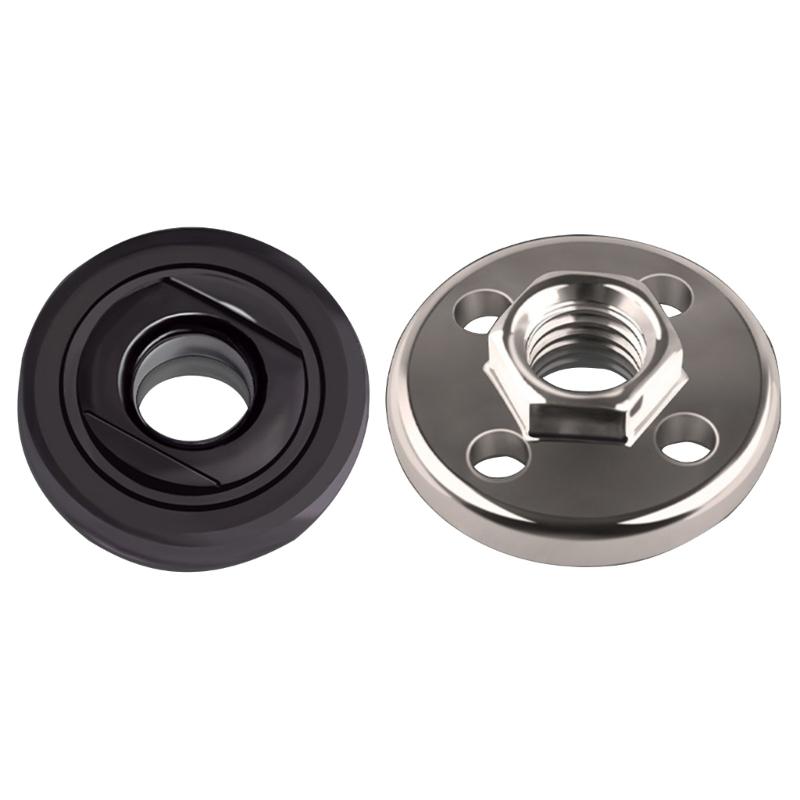 Strong Four Hole Fastener Plate Hexagon Flange Nut Pressure Plate for 100 Angles Grinder Rusts Resistant Steel Build