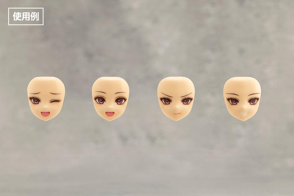 Kotobukiya "Sousai Shojo Teien" Customized Face & Decal Set Vol.1, Approximately 18mm Tall, 1/10 Scale Plastic Model