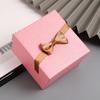 Yousheng Ribbon Bow Gift Box with Cushion Valentine's Day Bridesmaid Wedding Birthday Present Wrapping Box with Lid Portable Jewelry Packaging Box