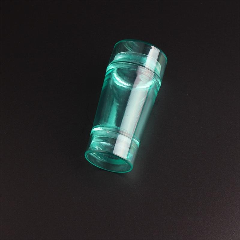 Clear Silicone Nail Stamper Transparent Visible Body French Tip Nails Art Stamping Tools for French Nail Manicure Art