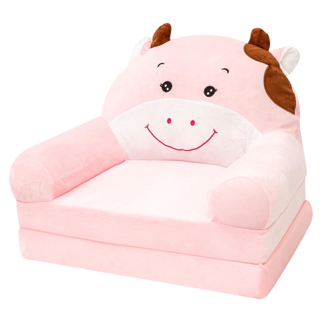Foldable Kids Sofa Seat Chair Foam Filled Children's Sleeping Bed Lazy Couch Reading Armchair for Reading Relaxing Nursery