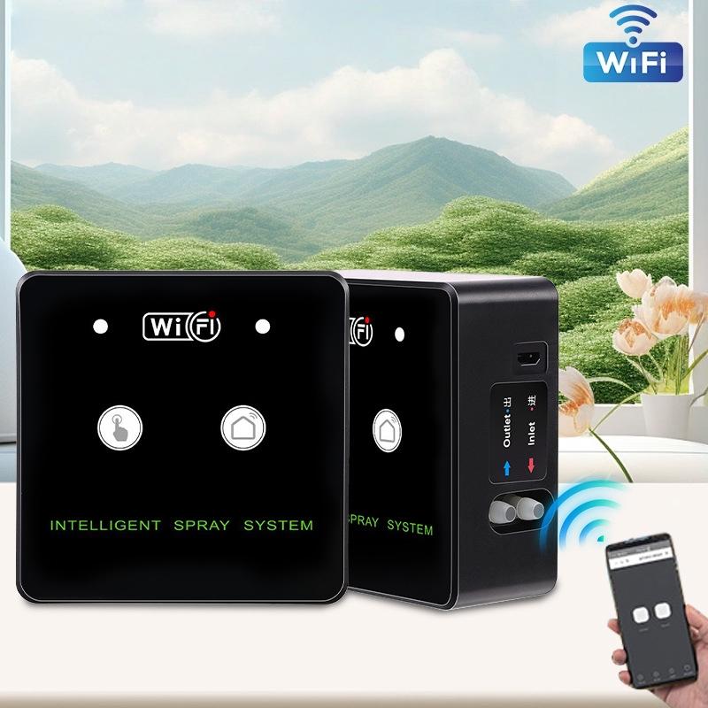 WiFi Enabled Rainforest Mist Sprayer Automatic Spray Timing System for Garden Greenhouse Reptile Care