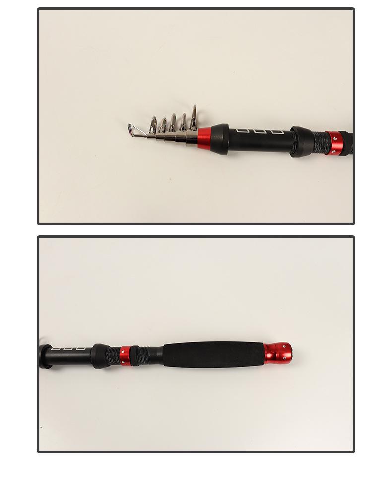Compact Carbon Sea Fishing Rod: Ultra Short Section for Rock and Boat Fishing, Ideal for Small Casting and Throwing