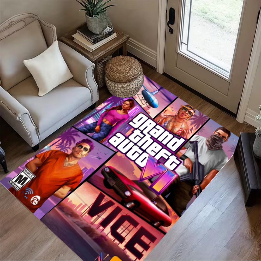 Grand Theft Auto Most Area Rug Perfect For Dining Room Foyer Kitchen Decorate Room Antislip Rug Decorate Offices Wedding Party Gift