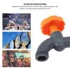 Hose Bibb Multifunctional Plastic Steel Sealing Leakproof Garden Water Hose Bibb for Aquarium Fish Tank RV Farm