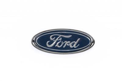 Front Emblem 2013-2017 112mm/47mm (snap-on-2025self-adhesive) for Ford Fiesta