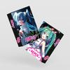 92 Peças/Conjunto Anime Hatsune Miku Cartão Lomo Kawaii Pocard Impressão HD Desenho Animado Jogo de Cartas Po Coleção Fãs Brinquedo Presente de Aniversário para Crianças