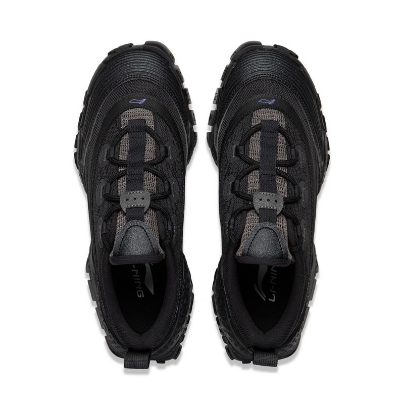 Li Ning Outdoor CF Tracing, Forest Environment Low Top Outdoor Hiking Shoes Unisex Night Black AHCW027-2