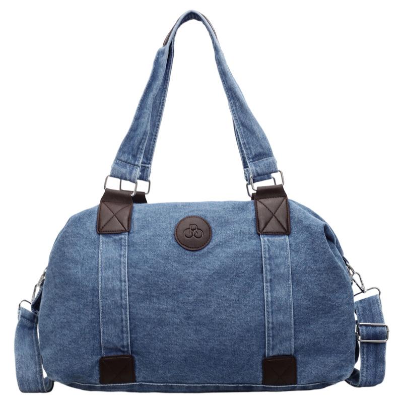 Denim Umhängetasche Damen Handtasche Große Kapazität Wasserabweisend Crossbody Tasche