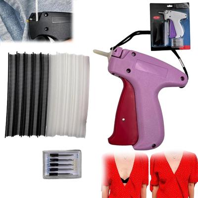 Pistola per Riparare Vestiti a Micro Punto Pistola Etichettatrice a Punto Fine per Abbigliamento Mini Pistola per Punti Cucito Trapuntatura Orlatura Pistola Rapida per Punti