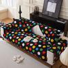Milk Velvet Color Sofa Cushion Pastoral Style Plush Cushion Winter Thickened Non-Slip Sofa Cover Towel