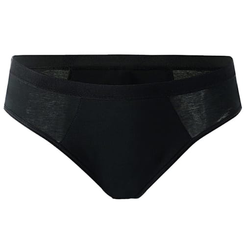 Karly Shop Absorbent Sanitary Panties, Stylish and Leak-Proof for Heavy and Light Flow, Wide Absorbent Surface, Solid Color, Rs10015, Size M, Black