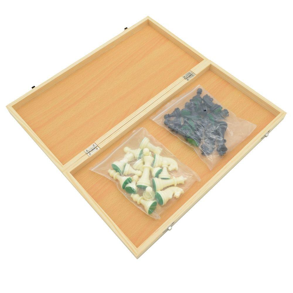 Chessboard Solid Wooden International Chess Magnetic International Chess Set  Chess Board Game