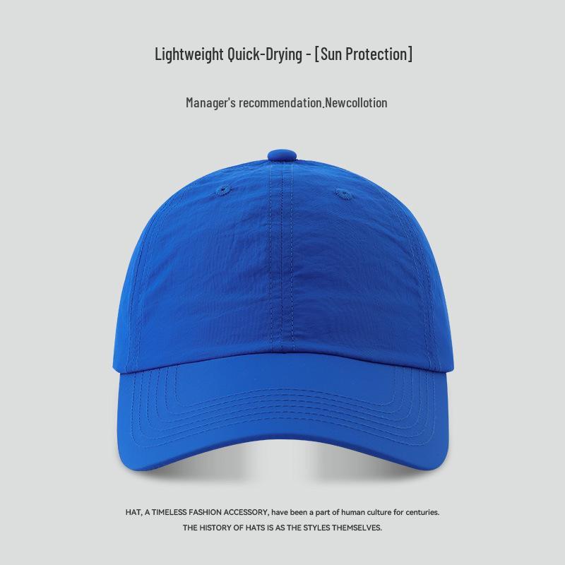 "65cm Unisex Solid Color Baseball Cap with Soft Top, Deepened and Widened Brim for a Slimmer Face Look."
