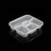 Tongyuan 5-Compartment Disposable Transparent Food Containers with Lids