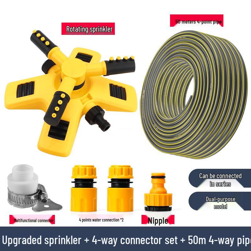 360° Automatischer Rasen-, Blumen- und Gemüsegartensprenger