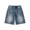 Printed Five-point Pants Summer New Style Men's Loose Five-point Pants Shorts Denim Medium Pants