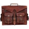Leather Laptop Messenger Bag Office Briefcase Crossbody Travel Bag For Men And Women College Bag Office Laptop Bag