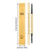 Ultra Fine Triangle Eyebrow Pencil Precise Brow Definer Long Lasting Waterproof Blonde Brown And Coffee Eye Brow Makeup 3 Colors