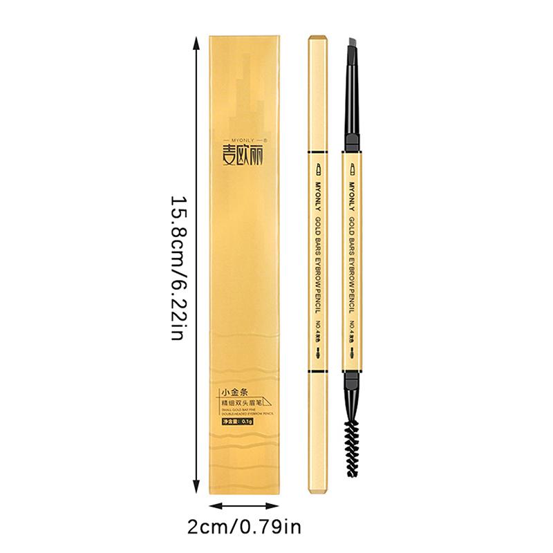 Ultra Fine Triangle Eyebrow Pencil Precise Brow Definer Long Lasting Waterproof Blonde Brown And Coffee Eye Brow Makeup 3 Colors