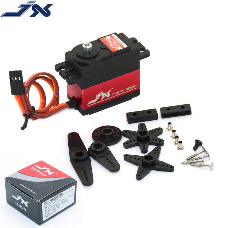 JX PDI-6209MG 4.8V-6V 0.13sec/60 9.35kg Digital Metal Servo Aluminums Case for 1/10 RC car