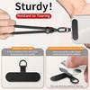 Cordón de Teléfono Ajustable Universal Correa de Collar Cruzada Funda de Teléfono Cuerda Larga para Colgar con Clip Antiperdida Duradero y Resistente