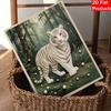 DIY Pearl Diamond Art Painting Kits for Adult and Beginners, Majestic Tiger Sparkling Painting Craft Home Wall Decor Handmade Gift