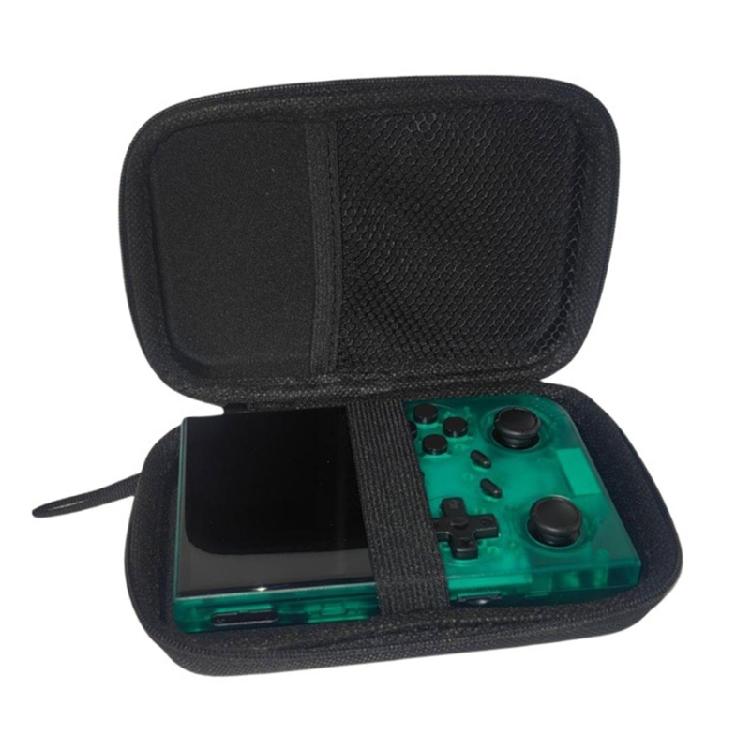 Tasche für RG35XX Handheld-Spielekonsole Kratzfeste Tragetasche Stoßfeste Aufbewahrungstasche Hülle mit Netzfach