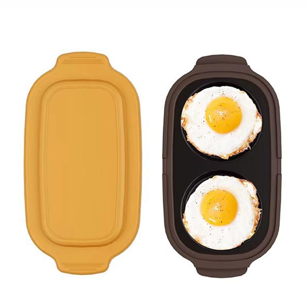 Multifunktionaler Mikrowellen-spezifischer Eierkocher Tragbarer Mikrowellenofen Sofortiger Eierbräter Pochierte Eier Rührei Küchenwerkzeug
