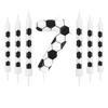 8 Pcs Birthday Candles Football Soccer Sport-Theme Party Decorations, Birthday Cake Candles for Boys Girls Kids Party Supplies