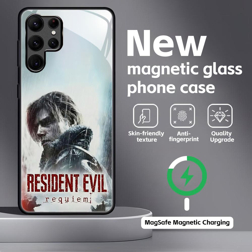 Resident Evil 9 Phone Case For Samsung S26 S25 S24 S23 S22 S21 Plus Ultra Note20 Glass Magnetic Case