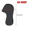 Boat Full Outboard Engine Cover 420D Oxford Cloth For 60-100HP Motor All Weather