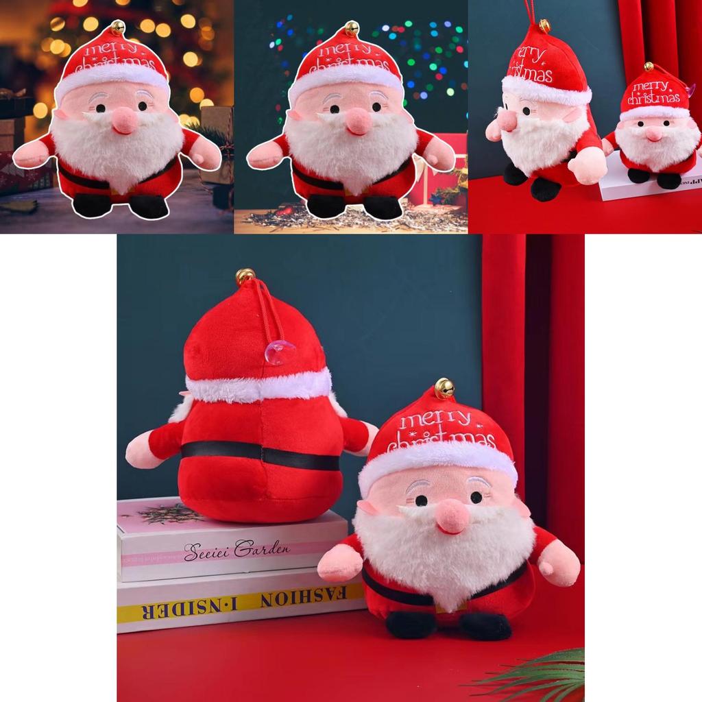 Söt jultomte gosedjur 8 tum Perfekt för barn Julklapp och Dekoration