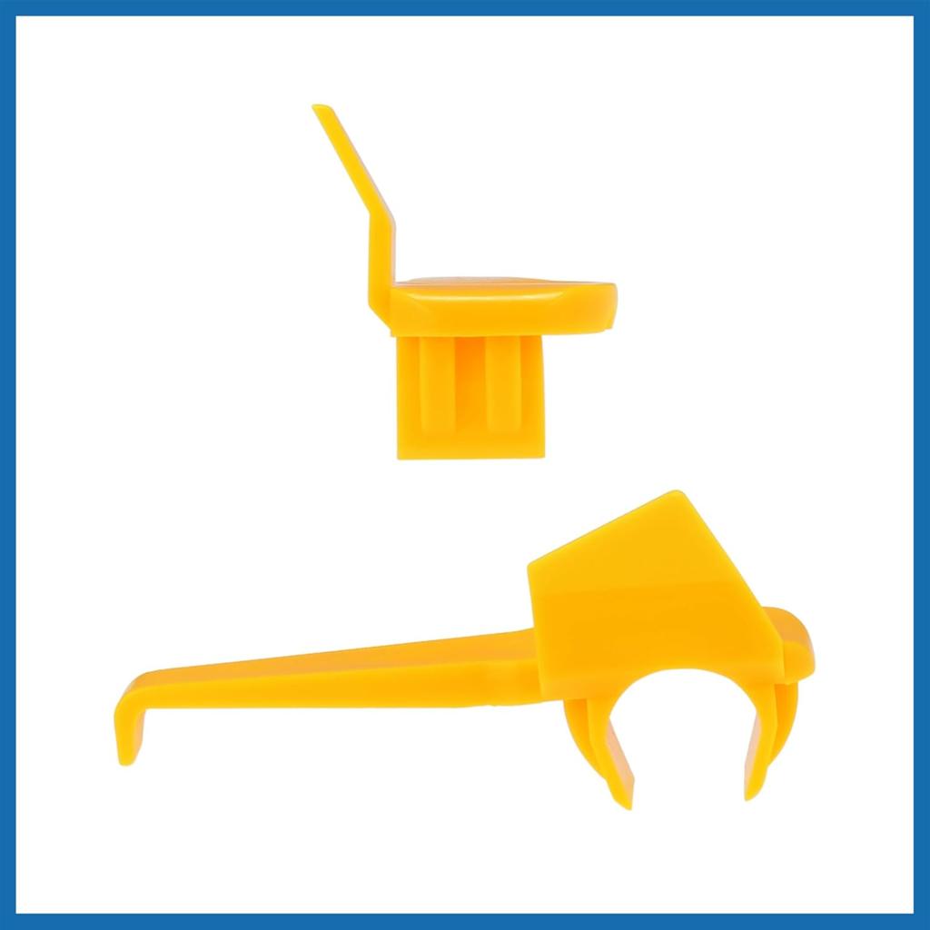 6 Sets Tire Changer Plastic Insert Tire Demount Head Tire Machine Guard Wheel Side Protector for Mount Demount Duck Head Tyre Repair