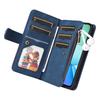 For Xiaomi Redmi 13 5G/13 4G/Note 13R 5G Leather Case with Strap Zipper 9 Card Slot Phone Cover Stand
