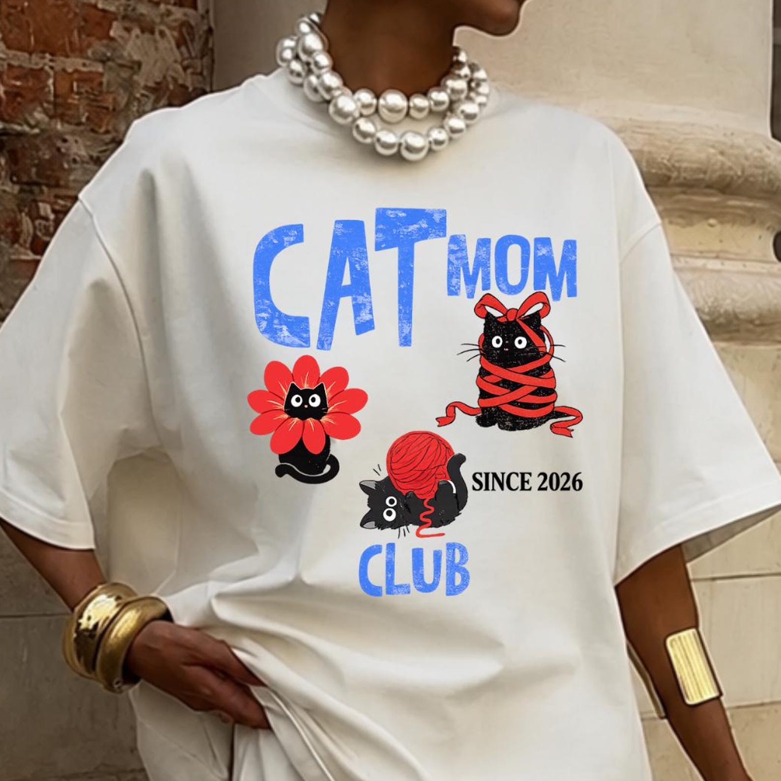 Cat Mom Club Comfort Colors T-Shirt, Cat Mom Shirt, New Cat Mom Shirt, Cute Cat Shirt, Cat Shirt, Funny Cat Mom T-Shirt, Cat Shirt M