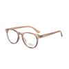 New fashionable oval small frame T-shaped anti-blue flat mirror, versatile plain glasses frame can be equipped with myopia glasses