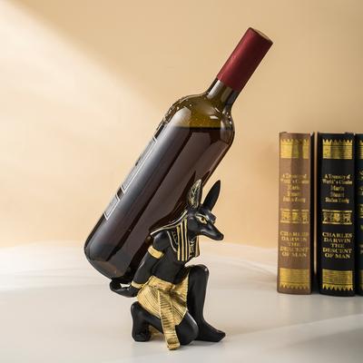 Anubis Resin Crafts Home Living Room Decoration Souvenirs Creative Ancient Egyptian Wine Rack