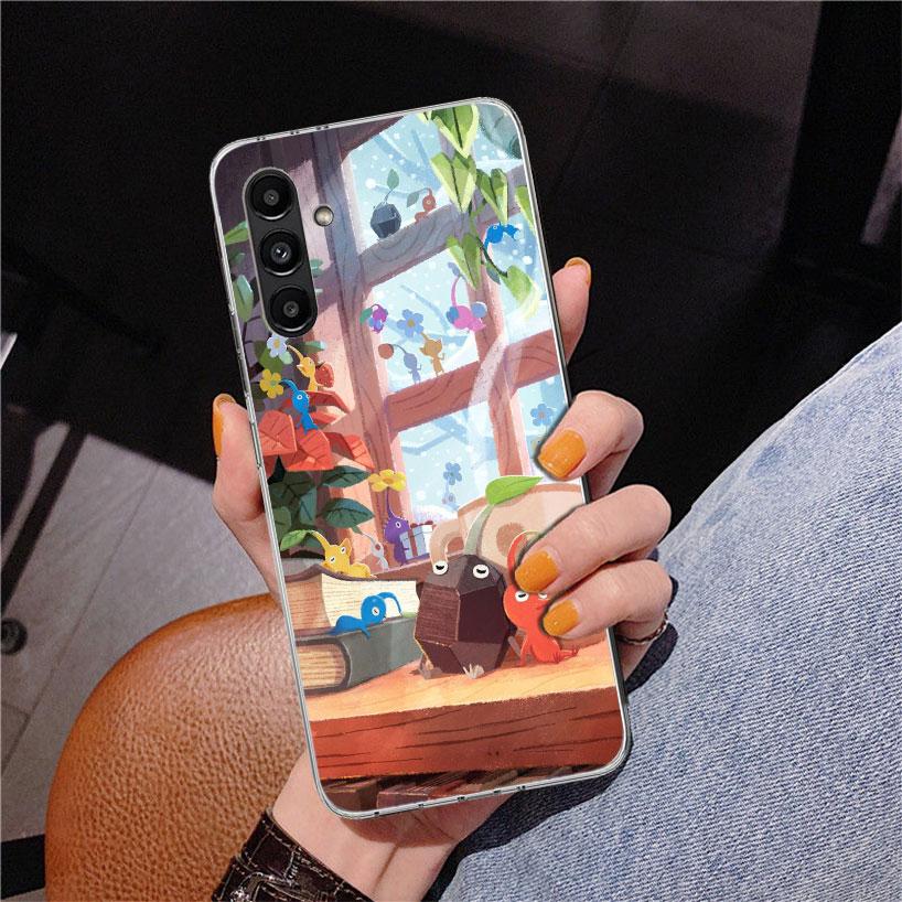 Game P-PikminS 4 Phone Case For Samsung Galaxy A17 A16 A15 A14 A13 A57 A56 A55 A54 A53 A37 A36 A35 A34 A33 A26 A25 A24 A23 Galax
