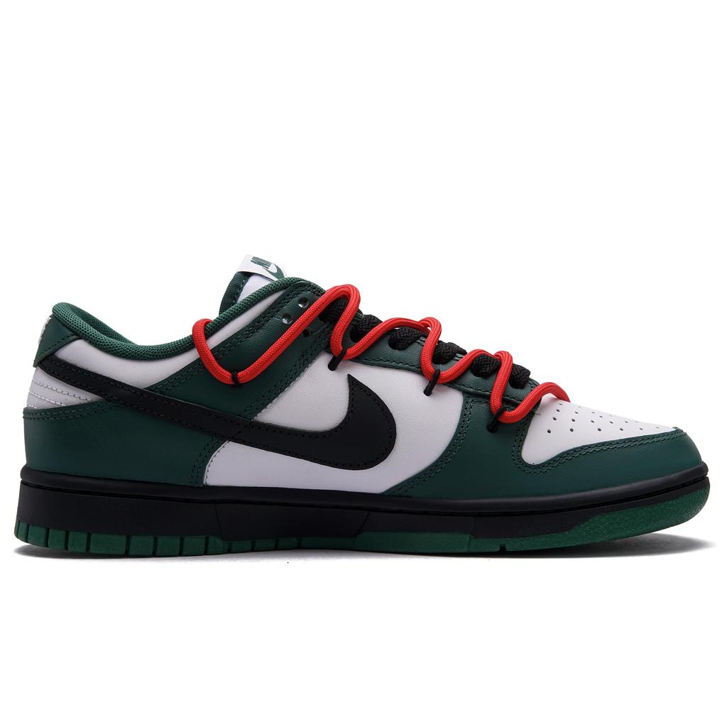 Nike Dunk 'Warning Line' Slip Resistant Cushioning Abrasion Resistant Low top Skateboard Shoes Unisex Green DD1391-101(Team734-)
