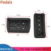 Auto Pedale Gaspedal Gas Bremspedal Schutzhülle für Jeep Compass Liberty 2007-2016 Patriot 2011-2017 AT