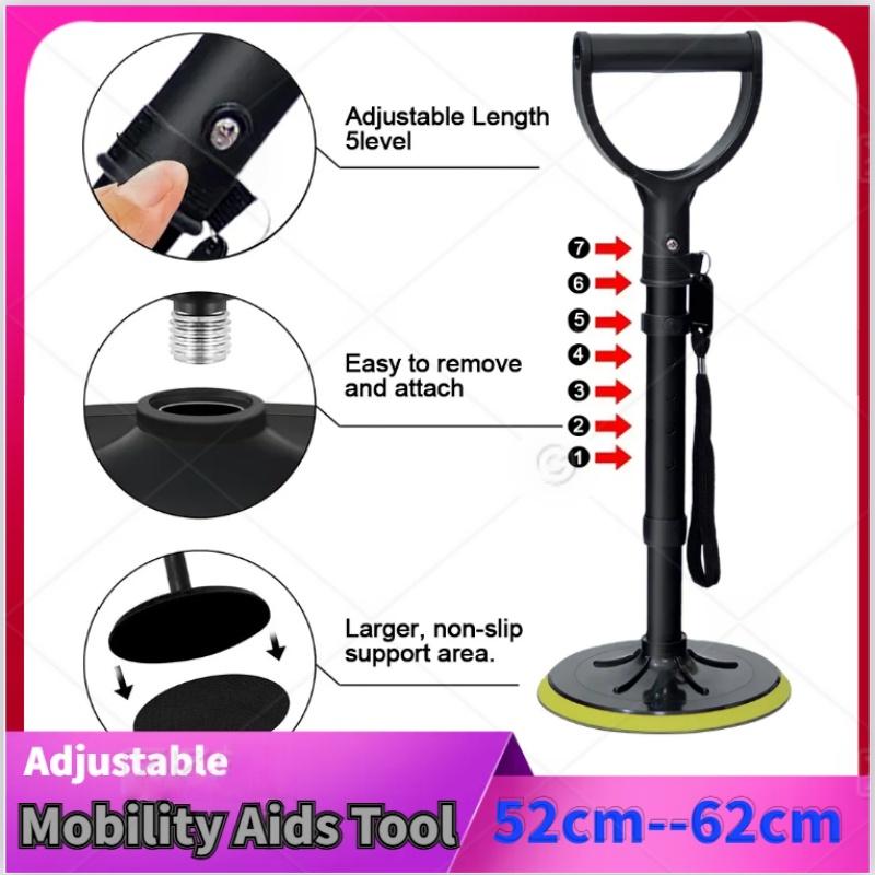 Mobility Aid Tool 7 Height Levels Adjustable Standing Aid Device Elder Cane Stand Assist Aid For Elderly For Mobile Daily Living