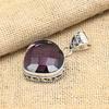 Dazzling Amethyst Gemstone Handmade 925 Solid Sterling Silver Jewelry Pendant For Gift