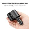 3 In1 USB Car Charger 12v/24v Car Splitter Adapter Fast double Charging Outlet Smart 80w Multifunctional Car Phone Charger
